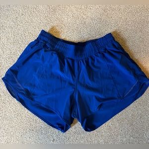 Royal blue Lululemon shorts